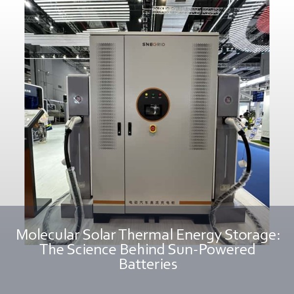 Molecular Solar Thermal Energy Storage: The Science Behind Sun-Powered Batteries